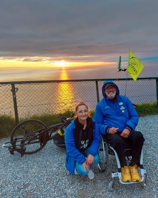 In handbike da Brescia a Nordkapp: la storia di Maurizio Antonini