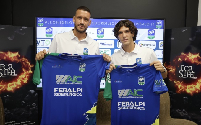Feralpisalò, presentazione ufficiale per Simone Benedetti e Ludovico D’orazio