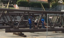 Iniziati i lavori a Rovato per realizzare il ponte sugli Spalti