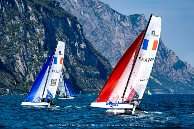 Mondiale Nacra 15, il podio è tutto francese