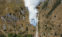 Incendio in Valcamonica, attivate le squadre di Protezione Civile