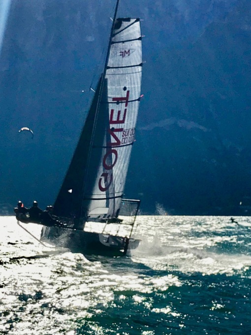 L’arrivo della “4a Trans Benaco”, in attesa della Centomiglia