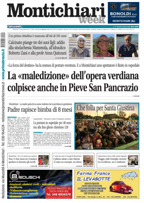 MontichiariWeek è in edicola