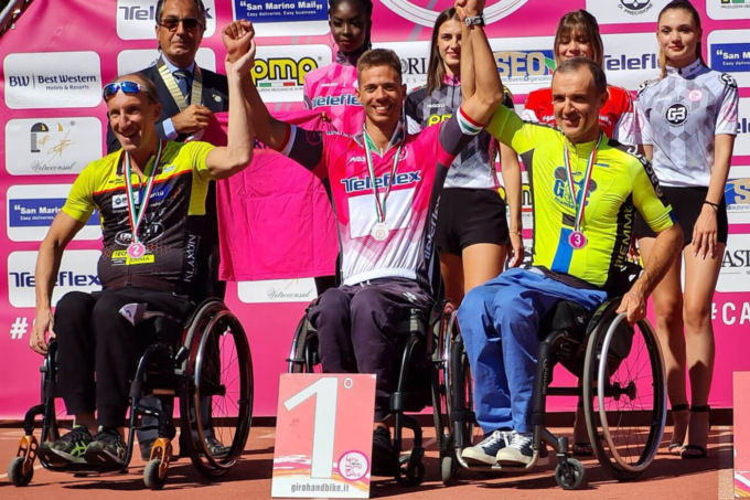 Active Team La Leonessa, tre maglie rosa al Giro d’Italia di handbike 2022