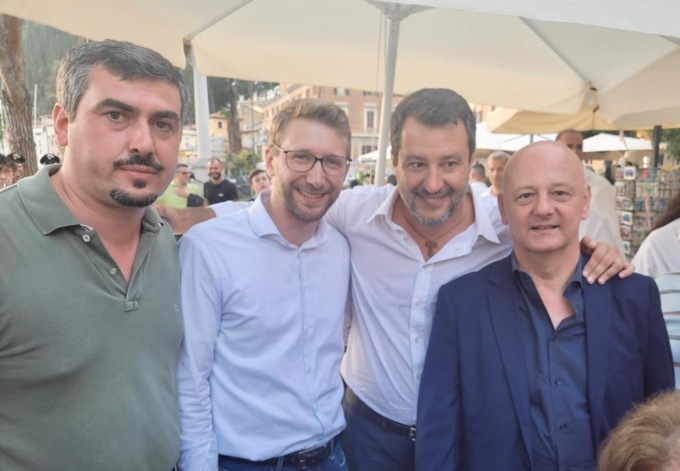 I sindaci di Gargnano e Valvestino entrano nella Lega: a presentarli Matteo Salvini