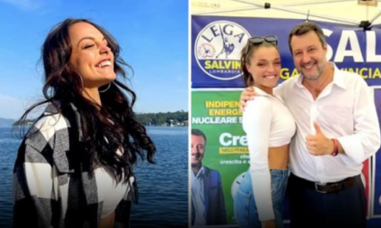 La fidanzata di Blanco, Martina Valdes, al comizio di Salvini a Salò: lui la ringrazia sui social
