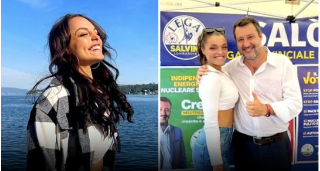La fidanzata di Blanco, Martina Valdes, al comizio di Salvini a Salò: lui la ringrazia sui social
