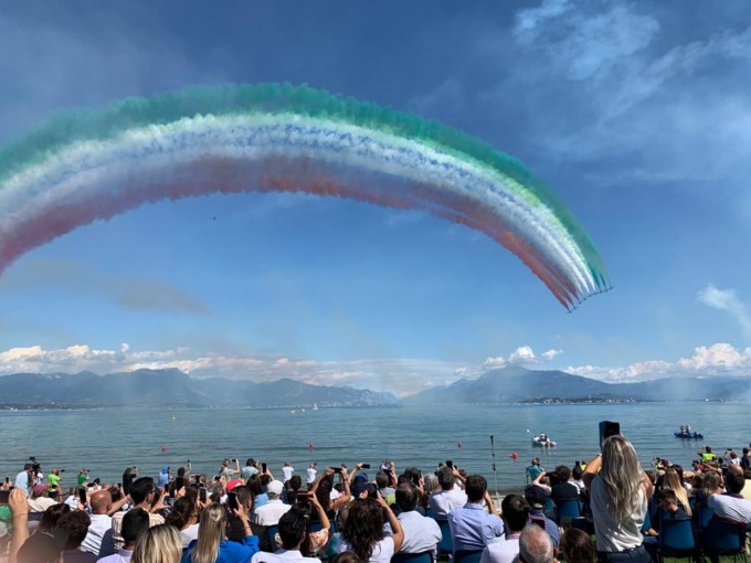 Frecce Tricolore protagoniste a Desenzano