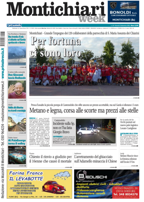 MontichiariWeek è in edicola