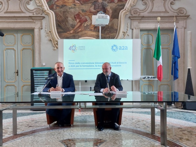 A2A e Università di Brescia stipulano una convenzione scientifica