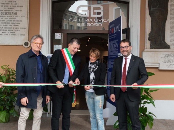 Taglio del nastro alla mostra «Io Milano»