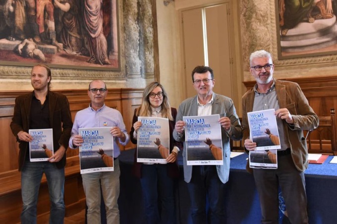 Tutto è pronto per la marcia dell’accoglienza