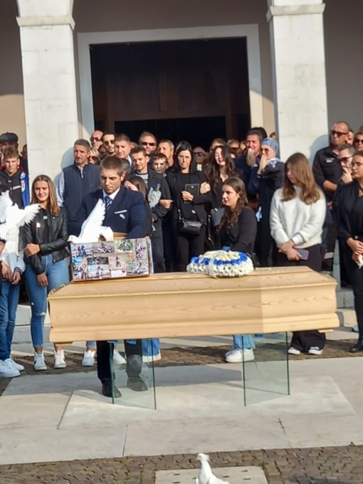 Andrea Roberti, il giorno dell’ultimo saluto