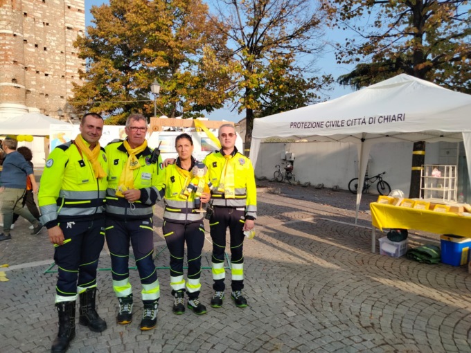 “Io non rischio”: in piazza la Protezione civile di Chiari e Castenedolo