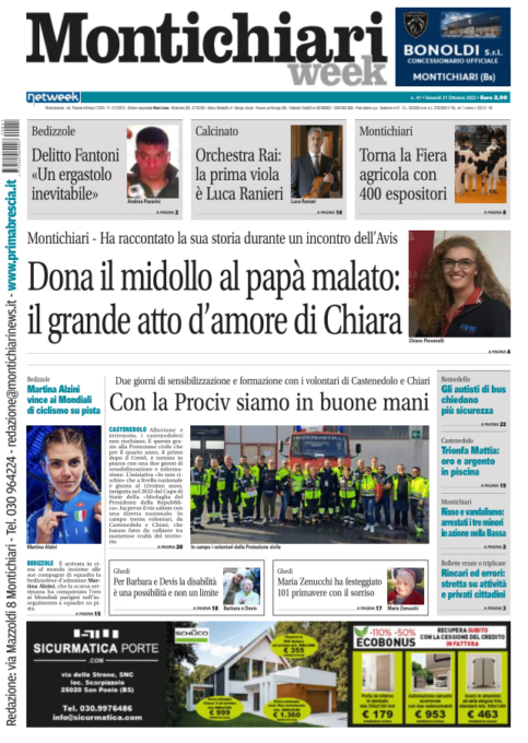 MontichiariWeek è in edicola