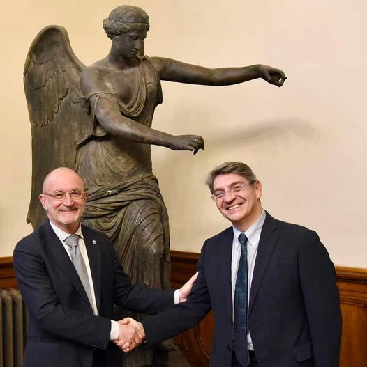 Loggia, incontro tra il rettore Castelli e il sindaco Emili Del Bono