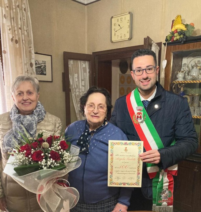Angela Tarletti ha spento 100 candeline: è la più anziana di Roccafranca