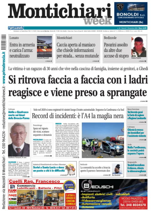 MontichiariWeek è in edicola