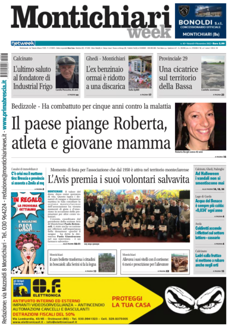 MontichiariWeek è in edicola