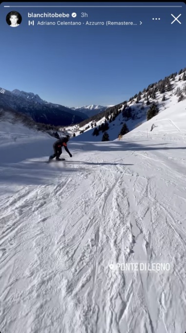Blanco sulle piste innevate di Ponte di Legno