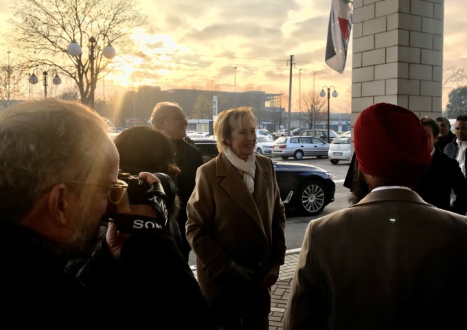 Letizia Moratti a Montichiari, un saluto ai sostenitori