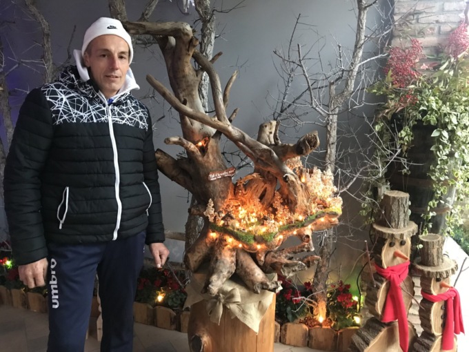 Aperto a Montichiari il giardino natalizio di Sergio Mattinzoli