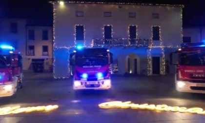 Un video per augurare “Buon Natale” : il gesto dei Vigili del Fuoco volontari di Chiari