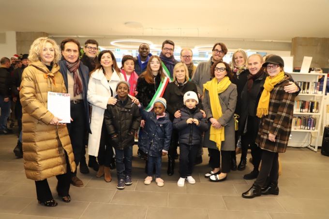 Taglio del nastro a Lumezzane, rinnovata la zona di Faidana