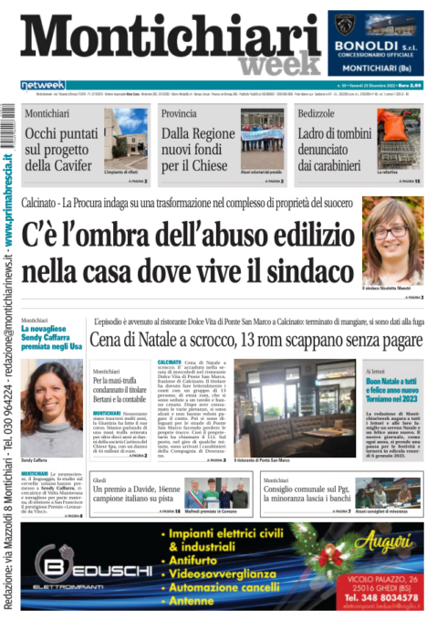 MontichiariWeek è in edicola