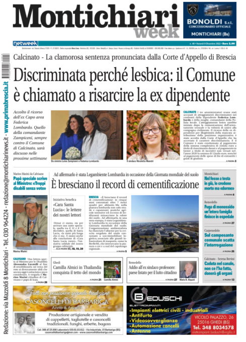 MontichiariWeek è in edicola