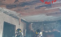 Incendio in casa: persona salvata dai vicini