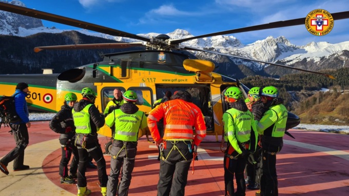 Cnsas, esercitazione per i tecnici Sagf della stazione di Edolo