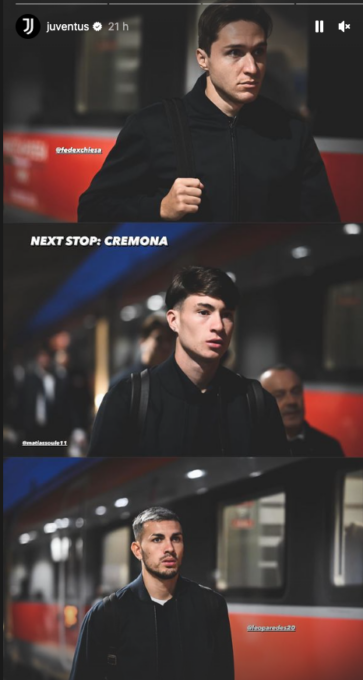 Juventus, sosta nel Bresciano prima del match contro la Cremonese