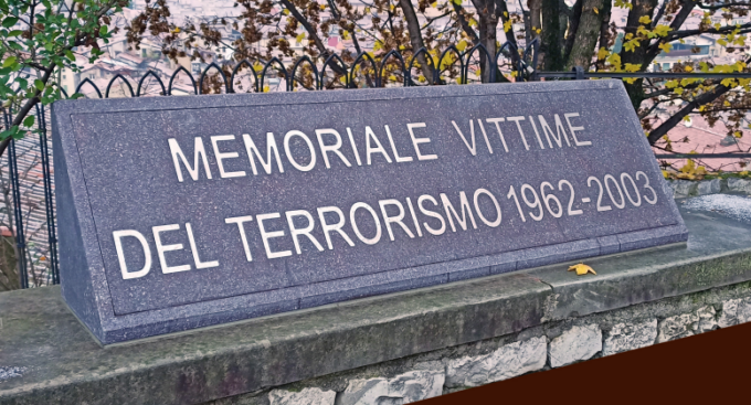 Memoriale vittime del terrorismo, l’inaugurazione del tratto conclusivo: presente il Ministro Cartabia