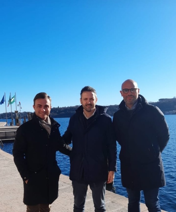 Gabriele Barucco, Sottosegretario ai Rapporti Internazionali di Regione, ha fatto tappa a Salò