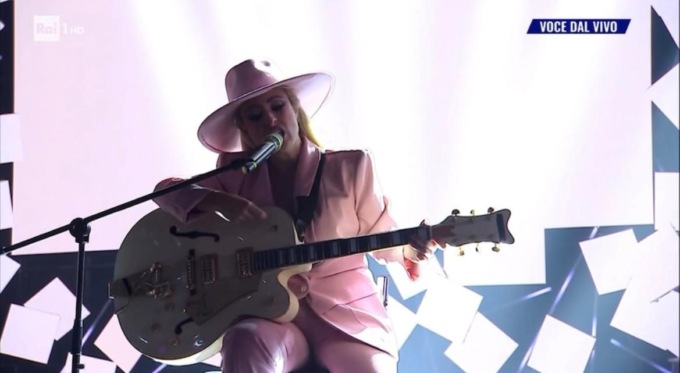 Alice Olivari nei panni di Lady Gaga a Tali e Quali