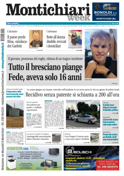 MontichiariWeek è in edicola