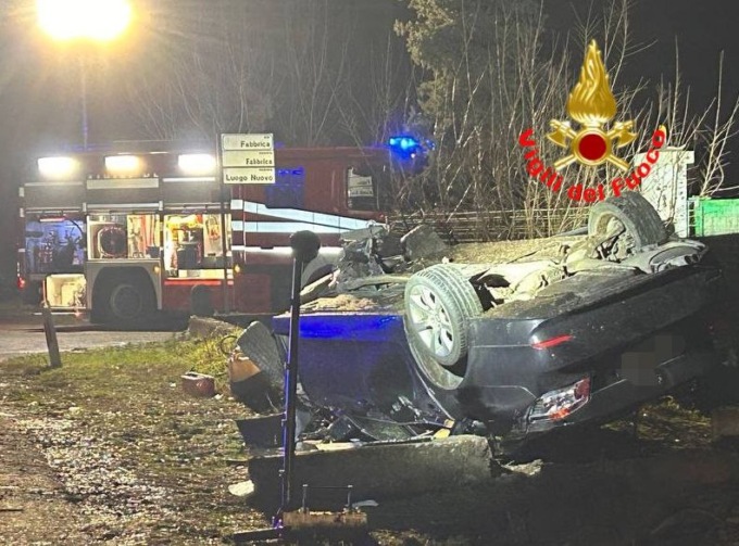 24enne si ribalta con l’auto a Visano