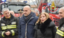 Vigili del fuoco di Brescia, le immagini della consegna delle autoscale