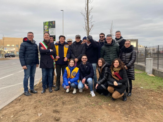 Inaugurate le nuove piantumazioni con i Lions