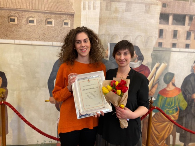 L’astronauta Anthea Comellini a Chiari riceve il riconoscimento civico