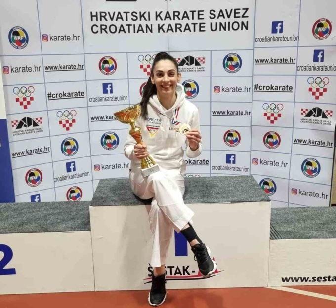 Karate, Alessandra Hasani svetta ai Campionati in Croazia