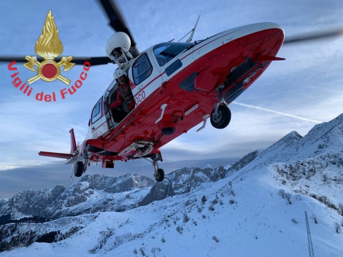 Escursionista in difficoltà, arriva l’elisoccorso