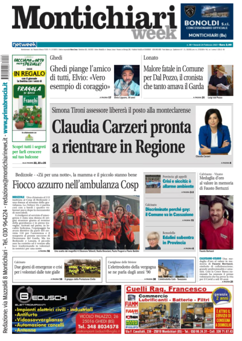 MontichiariWeek è in edicola