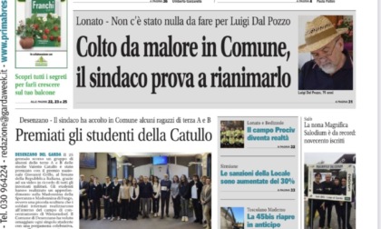 Gardaweek è in edicola. La prima pagina versione bresciana