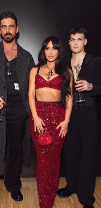 Blanco e Kim Kardashian insieme alla Milano Fashion Week