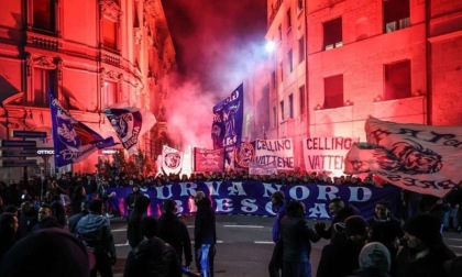Brescia Calcio: corteo di 800 tifosi contro Cellino