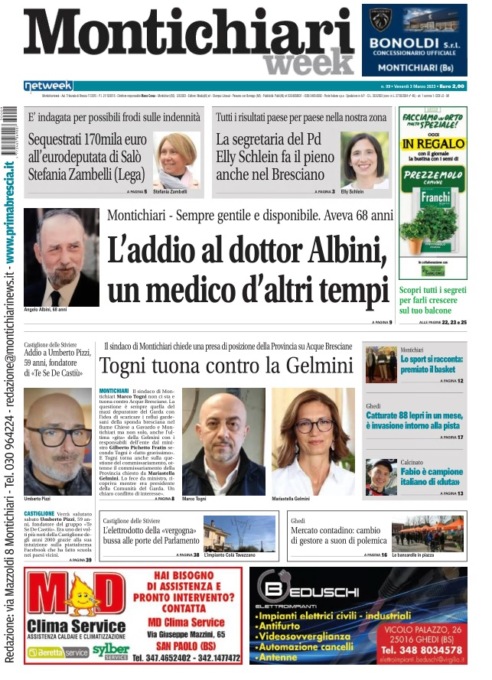 MontichiariWeek è in edicola