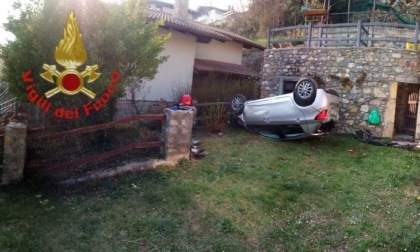 Precipita con l’auto da circa otto metri: paura per un 82enne