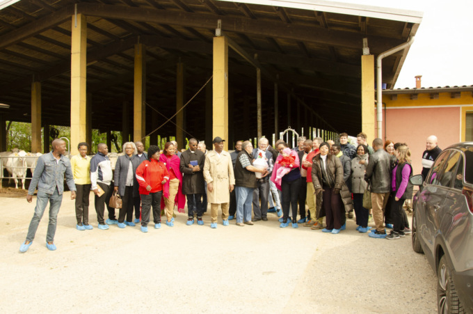 Da Roma a Quinzano il primo ministro del Burundi in visita alla Fattoria Cornetti
